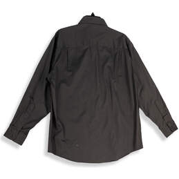 NWT Mens Gray Pointed Collar Long Sleeve Dress Shirt Size 16.5 34 alternative image