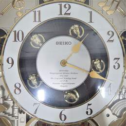 Seiko Melodies In Motion Hi Fi Musical Wall Clock Beatles Songs Works alternative image