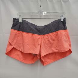 Lululemon WM's Run Speed Pink & Heathered Gray Shorts Size 10