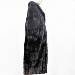 Vintage Monterey Fashions Women's Size 18W Faux Fur Full Length Jacket Coat alternative image