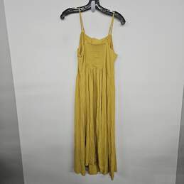 Yellow Spaghetti Strap Maxi Dress alternative image