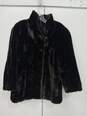 Women's Tissavel Black Faux Fur Coat image number 1