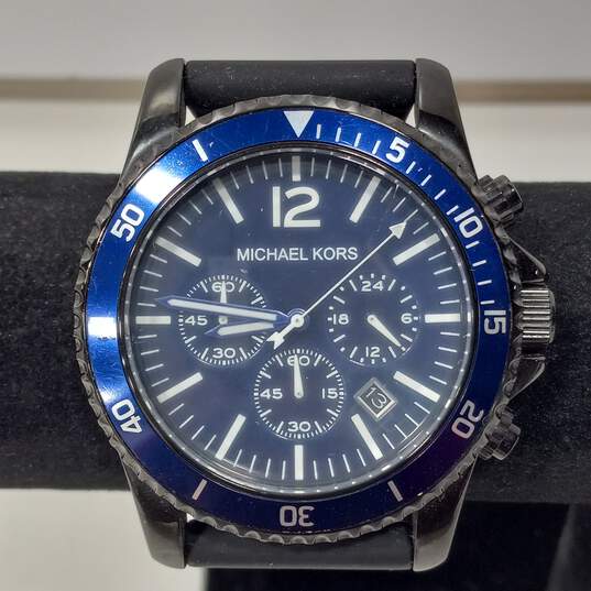Men's Michael Kors Chronograph Quartz Blue Dial Watch MK8165 image number 1