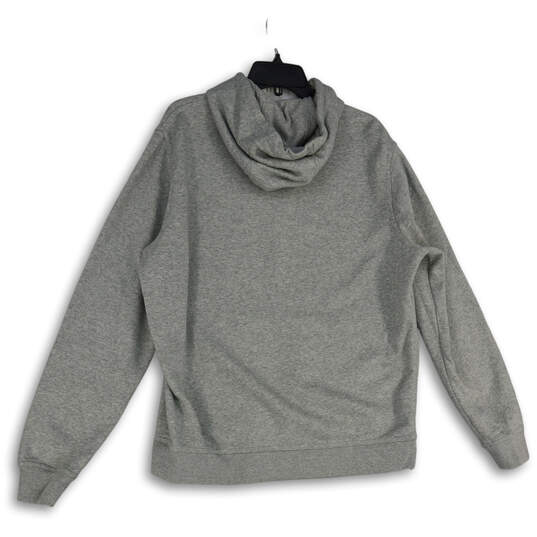 NWT Mens Gray Long Sleeve Kangaroo Pocket Pullover Hoodie Size XXL image number 2