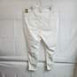 Madewell White Cotton Blend High Rise Raw Hem Skinny Jean WM Size W 36 NWT image number 2
