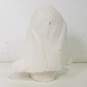 White Plaster Cast Native American Bust Sculpture / Vintage Pottery image number 3