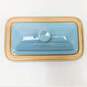 Le Creuset Stoneware Butter Dish w/ Lid  Full Size Turquoise image number 2