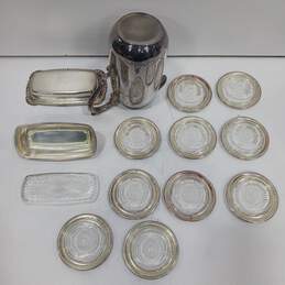 Sheridan Silver Set w/10 Dishes, Pitcher and a Butter Dish alternative image
