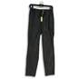 NWT Womens Black Flat Front Elastic Waist Drawstring Jogger Pants Size S image number 1