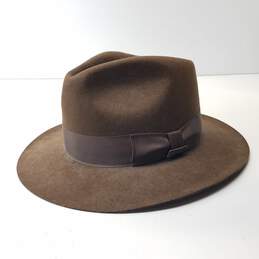 Indiana Jones 100% Wool Hat Brown Medium