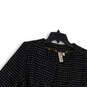 Womens Multicolor Metallic Tweed Long Sleeve Open Front Jacket Size XL image number 3