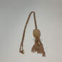 Designer Kendra Scott Rayne Gold-Tone Tassel Pendant Necklace w/ Dust Bag image number 2
