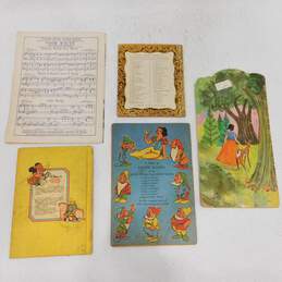 Vintage Disney Books Memorabilia Sheet Music Snow White Pooh Dumbo alternative image