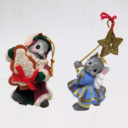 Assorted Vintage Mousekins Christmas Ornaments Holiday Figurines Decor alternative image