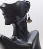 Artisan 925 Geometric Pendant Necklace w/ Textured Onyx Earrings & Ring 25.8g image number 2