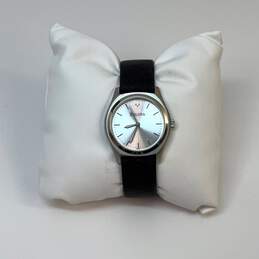 Designer Bulova White Round Analog Dial Water Resistant Quartz Wristwatch