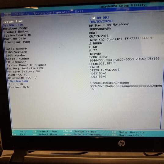 HP Pavilion 15in Laptop Intel i7-6500U CPU 8GB RAM 1TB HDD image number 9