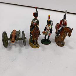 4pc Set of DelPrado Assorted Hand Painted Lead Solider Figurines