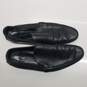 AUTHENTICATED Gucci Black Leather Slip On Loafers Size 13 image number 3