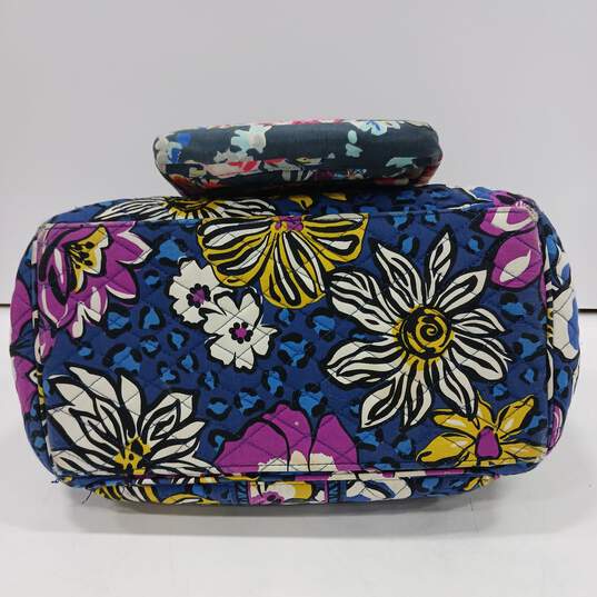 Vera Bradley Floral Pattern Tote & Crossbody Handbag Bundle image number 3