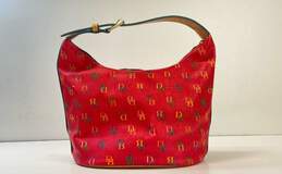 Dooney & Bourke Monogrammed Shoulder Bag Red, Multicolor