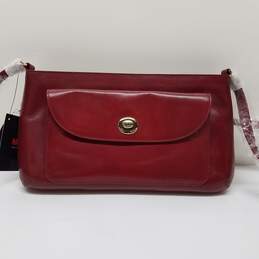 Hobo International Eleonora Red Leather Crossbody Shoulder Bag