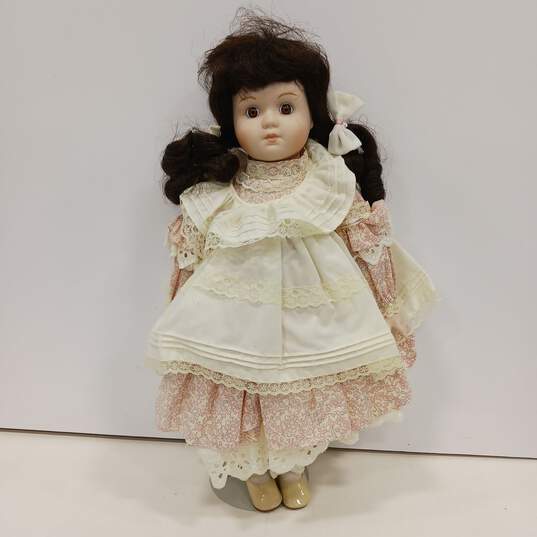 Exclusive Collectible Memories Porcelain Doll in Original Box image number 2