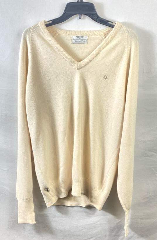Christian Dior Ivory Sweater - Size X Large image number 1