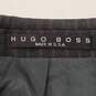 Hugo Boss Men Gray Stripe Blazer Jacket sz XXL image number 3