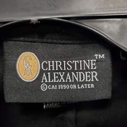 Christine Alexander Women Black Embellished Jacket M