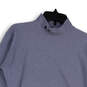 Womens Blue Long Sleeve High Neck Pullover Athletic Top Size XL image number 3