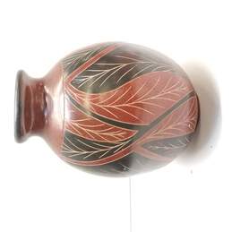 Bladimir Norori Pottery Vase Nicaragua Red Clay