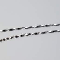 Swarovski Silver Tone Faceted Crystal Pendant 15 1/2" Necklace w/Box 9.7g alternative image