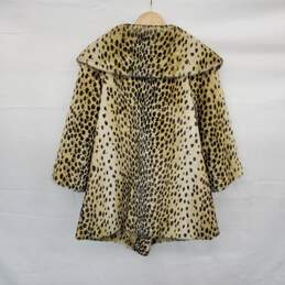 Juicy Couture Leopard Patterned Faux Fur Lined Jacket WM Size S
