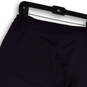 Womens Purple Flat Front Elastic Waist Pull-On Capri Leggings Size XL image number 4