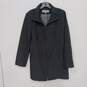Women's Black Zip Up Coat Size M image number 1