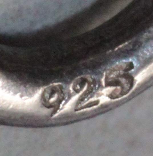 Bundle Of 2 sterling Silver Pearl Beaded Bracelets image number 5