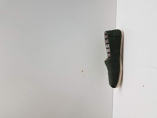 TOMS Women's Green Alpargata Heritage Canvas Espadrille Shoes, Size 6 image number 2