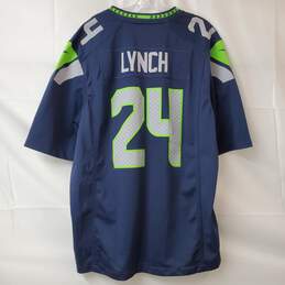 Nike NFL Seattle Seahawks Lynch #24 Football Jersey Size L alternative image