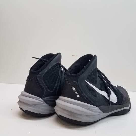 Nike Prime Hype DF Black Athletic Shoes Men's Size 7.5 image number 4