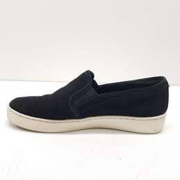 Michael Kors Black Leather Slip On Sneakers Shoes Women's Size 6 M