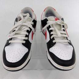 Nike Dunk Low Retro Red Swoosh Panda Men's Shoes Size 9.5
