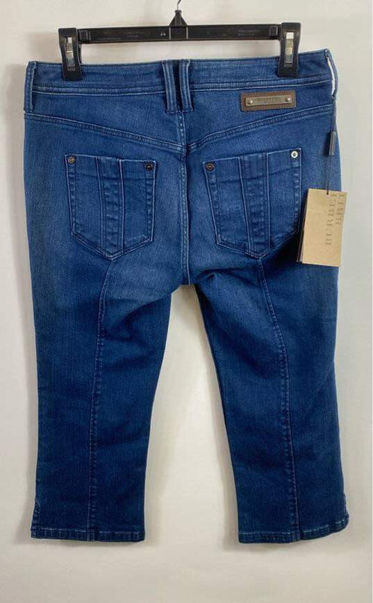 Burberry Brit Blue Capri Jeans - Size 31W image number 2