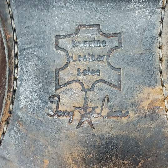 Men's Brown & Black Tony Lama Boots Size 11D image number 7