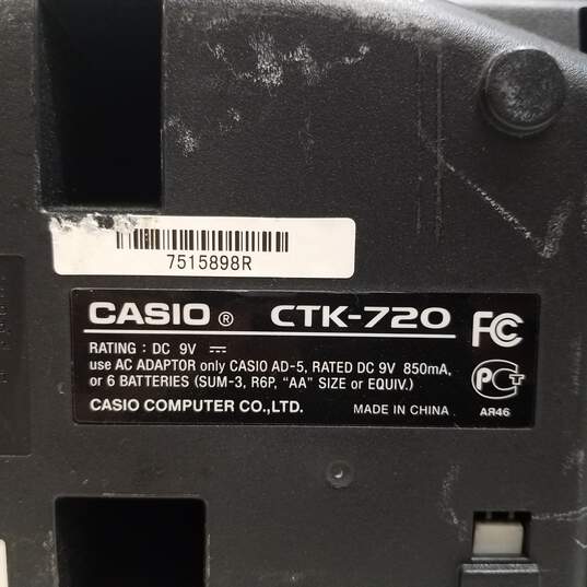 Casio CTK-720 Portable 61-Key Electronic Keyboard image number 8