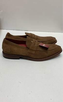 Stacy Adams Marlowe Algonquin Brown Moc Suede Toe Penny Loafers Men's Size 12