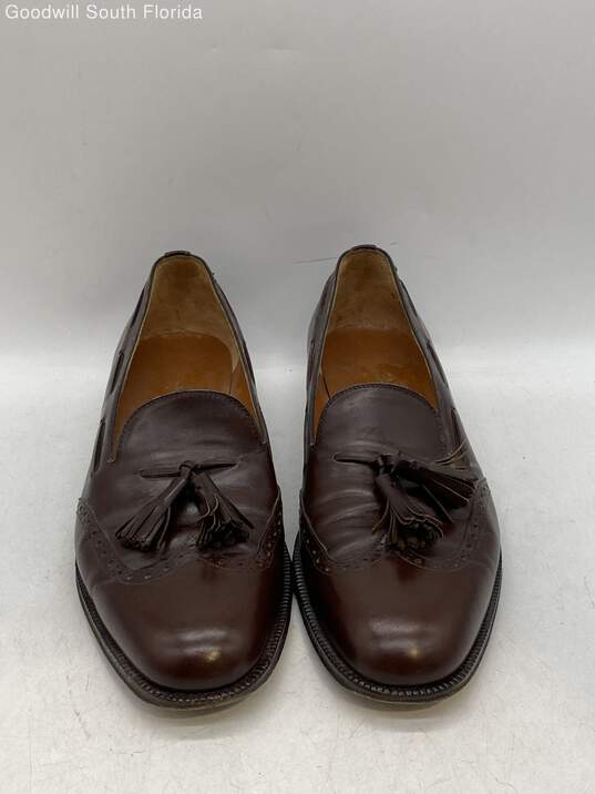 Authentic Salvatore Ferragamo Mens Brown Shoes Size 10 image number 3