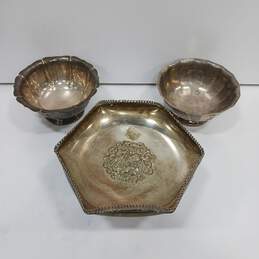 Bundle of Silver-plated Bowls & Platter Bunde alternative image