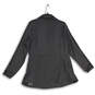 NWT Womens Dark Gray Ponte Shawl Collar Button Front Jacket Size XL image number 2