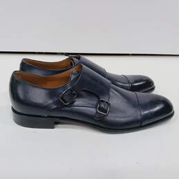 Hugo Boss Men's Black Leather Dress Shoes Size 8 NWT